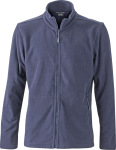 James & Nicholson – Men‘s Microfleece Jacket for embroidery and printing