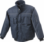 James & Nicholson – Workwear Jacke mit abnehmbaren Ärmeln besticken lassen