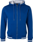 James & Nicholson – Men's Club Sweat Jacket for embroidery and printing