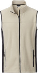 James & Nicholson – Men's Workwear Fleece Vest for embroidery