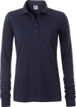 James & Nicholson – Ladies' Workwear Polo Pocket longsleeve for embroidery and printing