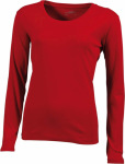 James & Nicholson – Ladies' Rib Shirt longsleeve hímzéshez és nyomtatáshoz