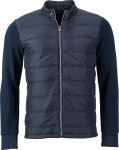 James & Nicholson – Men's Hybrid Sweat Jacket for embroidery