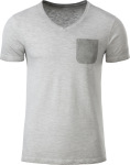 James & Nicholson – Men's Vintage T-Shirt hímzéshez és nyomtatáshoz