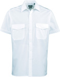 Premier – Piloten Hemd kurzarm besticken und bedrucken lassen