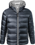 James & Nicholson – Men's Hooded Down Jacket for embroidery