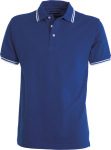 Payper – SKIPPER: Herren-Polo-Shirt, kurzärmelig, mit 3 weißen Knöpfen, Kragen und Ärmelrand mit feiner... Payper – SKIPPER besticken und bedrucken lassen