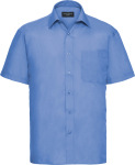 Russell – Kurzarm Popeline-Hemd besticken und bedrucken lassen