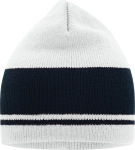 Myrtle Beach – Classic Knitted Beanie with contrasting stripes for embroidery