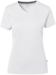 Hakro – Cotton Tec Damen V-Shirt besticken und bedrucken lassen