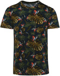 Native Spirit – Men’s eco-friendly tropical print t-shirt for embroidery and printing