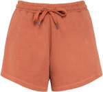 Native Spirit – Eco-friendly ladies' washed French Terry shorts for embroidery and printing