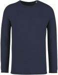 Native Spirit – Eco-friendly men's raw edge collar round neck jumper for embroidery and printing