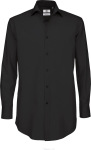 B&C – Poplin Shirt Black Tie Long Sleeve / Men hímzéshez és nyomtatáshoz
