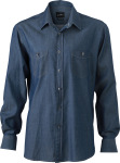 James & Nicholson – Men's Denim Shirt for embroidery and printing