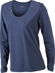 James & Nicholson – Ladies' Stretch Shirt Long-Sleeved besticken und bedrucken lassen
