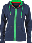 James & Nicholson – Ladies´ Urban Hooded Sweat Jacket for embroidery and printing