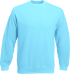 Fruit of the Loom – Set-in Sweat: Single Jersey Nackenband  | Bündchen aus Baumwolle/Lycra® Ripp  | Belcoro® Garn für weicheren... Fruit of the Loom – Set-in Sweat besticken und bedrucken lassen