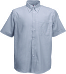 Fruit of the Loom – Men´s Short Sleeve Oxford Shirt besticken und bedrucken lassen
