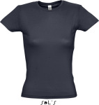 SOL’S – Ladies T-Shirt Miss: Taillierter Schnitt | Seitennähte | Nackenband | Feiner Halsausschnitt | Jerseykragen | Halb... SOL’S – Ladies T-Shirt Miss besticken und bedrucken lassen