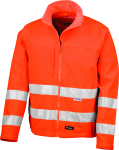 Result – High-Vis Soft Shell Jacket for embroidery and printing