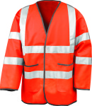 Result – Lightweight Safety Jacket for embroidery and printing