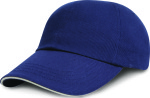 Result – Junior Heavy Brushed Cotton Cap (Sandwich-Schild) for embroidery
