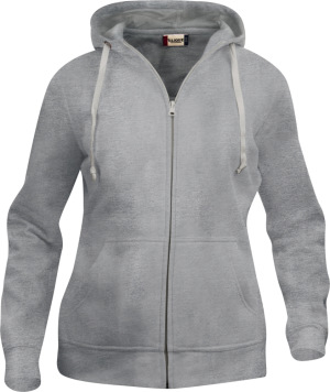 Clique - Basic Hoody Full Zip Ladies (grey melange)