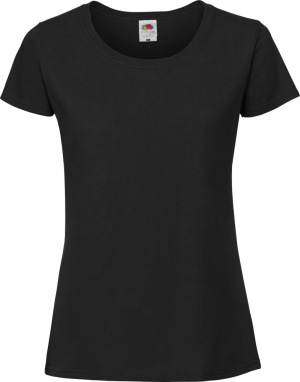 Fruit of the Loom - Damen Ringspun Premium T-Shirt (black)