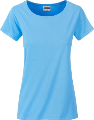 James & Nicholson - Damen Bio T-Shirt (sky blue)