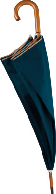Kimood - Umbrella with Wooden Handle (navy/beige)