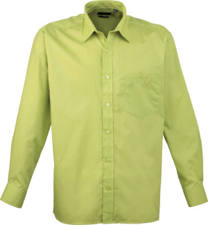 Premier - Poplin Shirt longsleeve (lime)