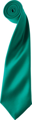 Premier - Satin Krawatte "Colours" (emerald)