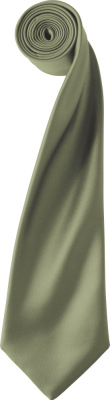 Premier - Satin Krawatte "Colours" (olive)