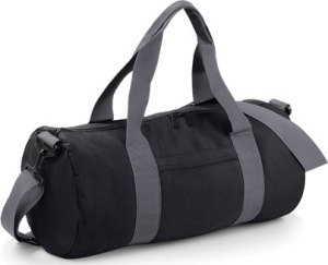BagBase - Original Barrel Bag (Black/Graphite Grey)
