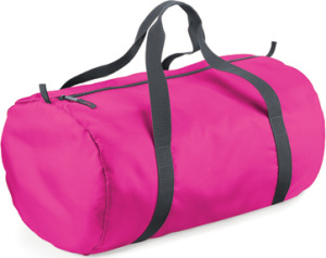 BagBase - Packaway Barrel Bag (Fuchsia)