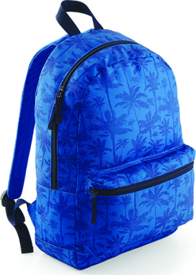 BagBase - Graphic Backpack (Indigo Palm)