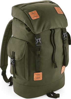 BagBase - Urban Explorer Backpack (Military Green/Tan)