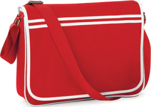 BagBase - Retro Messenger (Classic Red/White)