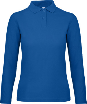 B&C - Ladies' Piqué Polo longsleeve (royal blue)