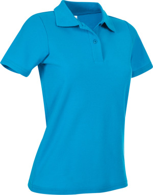 Stedman - Damen Jersey Polo (ocean blue)