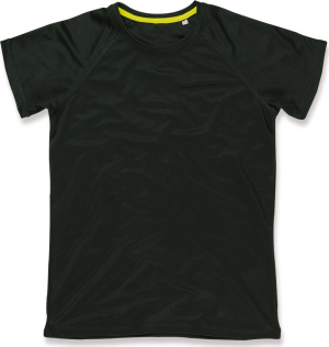 Stedman - Ladies' "Bird eye" Raglan Sport Shirt (black opal)