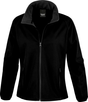 Result - Ladies' 2-layer Printable Softshell Jacket (black/black)