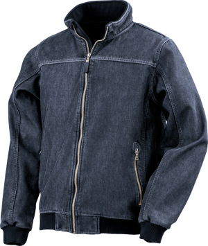 Result - Denim 3-layer Softshell Jacket (washed blue)