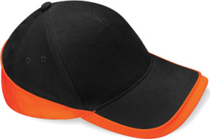 Beechfield - Teamwear Competition Cap (Black/Orange)