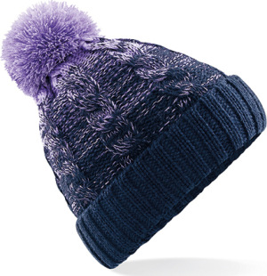 Beechfield - Ombré Beanie (Lavender/French Navy)
