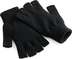 Beechfield - Fingerless Gloves (Black)