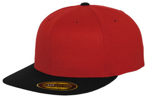 Flexfit - Premium 210 Fitted 2-Tone (Red/Black)