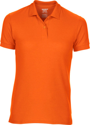 Gildan - Damen Double Piqué Polo (Orange)