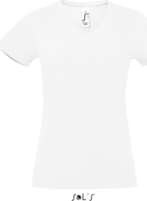 SOL’S - Damen V-Neck Imperial T-Shirt heavy (white)